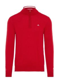 J. Lindeberg J.Lindeberg, Herren Pullover 'Kian 2.0 Tour', Rotmeliert