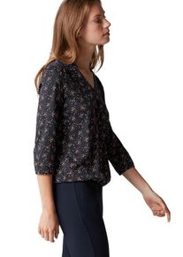 Marc O'Polo Marc O'Polo, Damen Bluse, Nachtblau / Weinrot