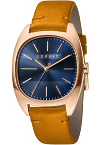 Esprit, Herren Quarzuhr, Navy / Bronze / Rosegold
