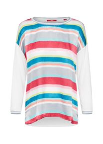 s.Oliver RED LABEL, Damen Shirt, Mischfarben / Pink / Weiß