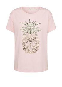 Rich & Royal Rich & Royal, Damen Shirts mit Ziersteinbesatz, Rosa