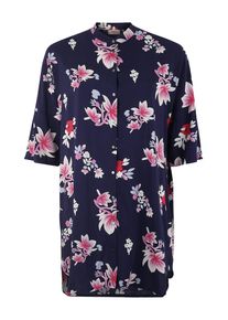 Only Carmakoma, Damen Bluse 'MAX', Dunkelblau / Mischfarben