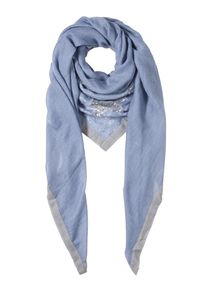 Heine, Damen Tuch, Taubenblau / Grau