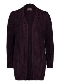 Cartoon, Damen Strickjacke, Aubergine