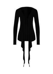 Curare Yogawear, Damen Sportshirt, Schwarz