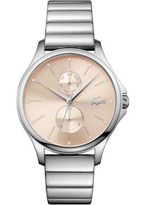Lacoste, Damen Multifunktionsuhr, Silbergrau