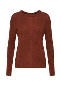 V&eacute;ro Moda VERO MODA, Damen Pullover 'VMCUDDLE BUTTON MOHAIR LS ONECK BLOUSE', Rostbraun