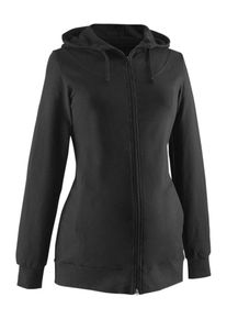 Neun Monate, Damen Kapuzensweatjacke, Schwarz