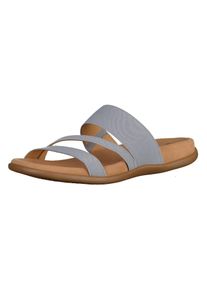 Gabor, Damen Pantoletten, Rauchblau / Hellbraun