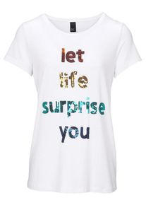Heine, Damen Shirt, Mischfarben / Weiß
