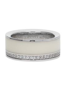 JOOP!, Damen Fingerring Silber Weiss Jessica JPRG90653B, Silber