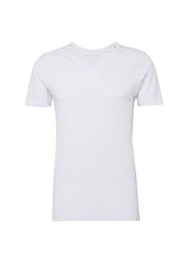 Jack & Jones JACK & JONES, Herren T-Shirt 'BASIC V-NECK TEE S/S NOOS', Wei&szlig;