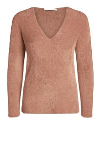 Oui, Damen Pullover, Braun