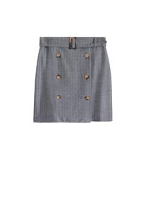 Mango, Damen Rock 'Espi', Graumeliert