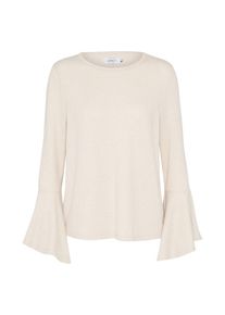Only, Damen Pullover mit Trompetenärmel, Beige