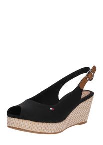 Tommy Hilfiger, Damen Peeptoe 'ELBA 39D2', Beige / Schwarz