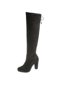 Tamaris, Damen Overknees, Schwarz