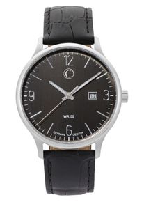 C-Collection, Herren Uhr, Schwarz / Silber