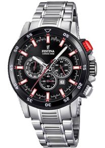 Festina, Herren Chronograph 'Chrono Bike, F20352/4', Rot / Schwarz / Silber