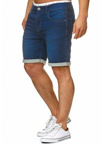 INDICODE JEANS, Herren Shorts 'Lonar', Ultramarinblau