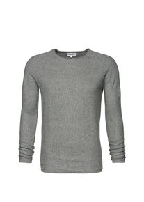 Nowadays, Herren Pullover 'Honeycomb', Graumeliert