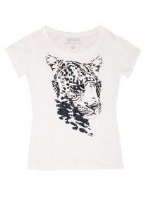 COCCARA, Damen T-Shirt 'Candence', Wollwei&szlig;