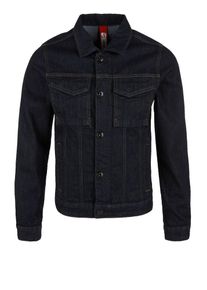 s.Oliver RED LABEL, Herren Jeansjacke mit Pattentaschen, Nachtblau