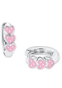 Prinzessin Lillifee, Damen Paar Creolen, Rosa / Silber