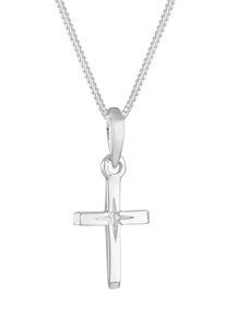 Elli, Damen Kette 'Kreuz', Silber