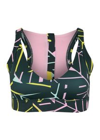 Puma, Damen Sport-BH 'Cosmic', Dunkelgrün / Rosa