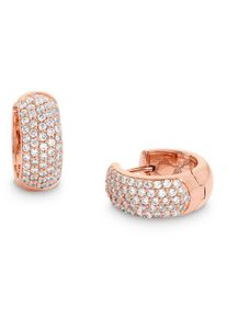 JOOP!, Damen Creolen '2023554', Rosegold / Weiß