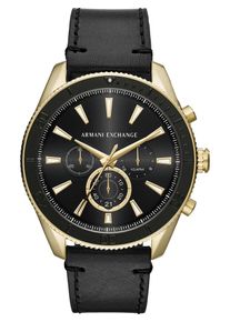 Emporio Armani, Herren Chronograph, Gold / Schwarz