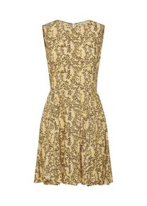 Review, Damen Kleid, Gelb / Schwarz