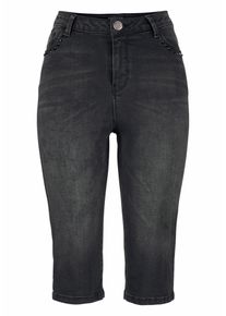 Melrose, Damen Caprijeans, Grey Denim