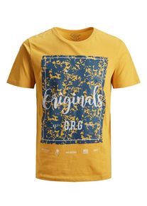 Jack & Jones JACK & JONES, Herren Shirt, Blau / Hellblau / Gelb