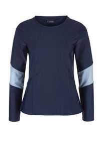 S.Oliver Active, Damen Longsleeve, Marine / Opal