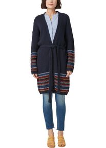 s.Oliver RED LABEL, Damen Strickmantel, Navy / Senf / Rot / Schwarz