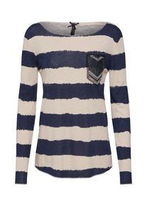Key Largo, Damen Shirt 'JENNY', Sand / Navy
