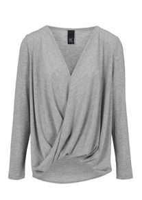 Heine, Damen Shirt, Graumeliert
