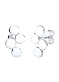 Elli, Damen Ohrringe 'Kreis', Silber