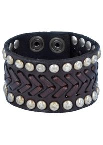 Campomaggi, Damen Armband, Dunkelbraun / Silber