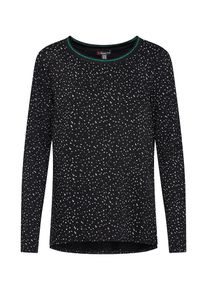 Street One, Damen Shirt, Schwarz / Weiß