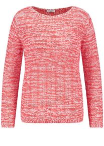 Gerry Weber, Damen Pullover, Rot / Wei&szlig;
