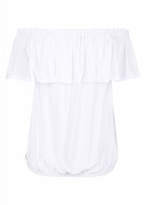 s.Oliver RED LABEL Beachwear, Damen Strandshirt, Wei&szlig;