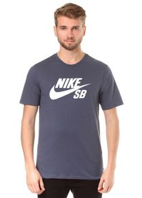 NIKE SB, Herren T-Shirt, Blau / Weiß