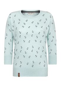 Naketano, Damen Pullover 'Maja Big Anchor', Mint
