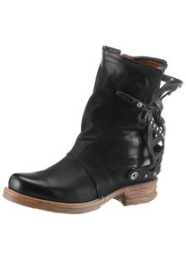 A.S.98, Damen Bikerboots, Schwarz