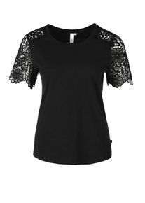 Q/S Designed By, Damen T-Shirt, Schwarz