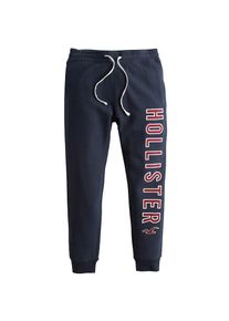 Hollister, Herren Jogginghose 'ICONIC LOGO', Navy / Dunkelrot / Wei&szlig;