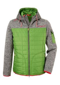 Almgwand, Herren Jacke, Grau / Apfel